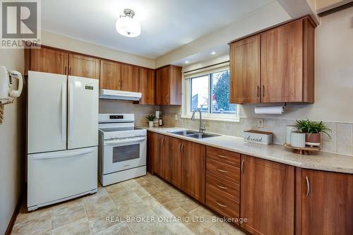 37 Macey Court, Ajax (Central West), ON - Indoor Photo Showing Kitchen With Double Sink