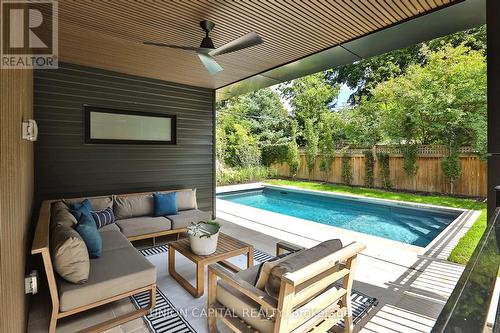 16 Lytton Boulevard, Toronto, ON - Outdoor With In Ground Pool With Deck Patio Veranda