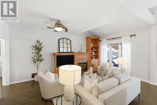 283 Ryerson Crescent, Oshawa, ON - Indoor Photo Showing Living Room With Fireplace