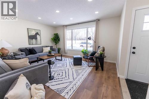 215 Overdown Drive, Red Deer, AB - Indoor Photo Showing Living Room
