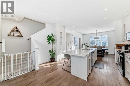 197 Dawson Way, Chestermere, AB - Indoor Photo Showing Kitchen With Upgraded Kitchen