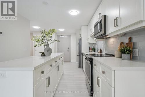 514 - 73 Arthur Street S, Guelph (St. Patrick'S Ward), ON - Indoor Photo Showing Kitchen With Upgraded Kitchen