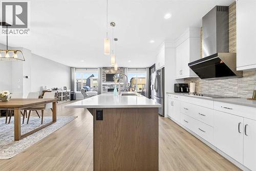 13 Cranbrook Close Se, Calgary, AB - Indoor Photo Showing Kitchen With Upgraded Kitchen