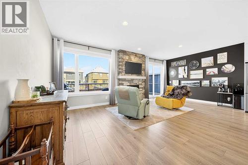 13 Cranbrook Close Se, Calgary, AB - Indoor Photo Showing Living Room