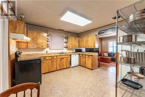 29 Kelly Street, Capreol, ON - Indoor Photo Showing Kitchen With Double Sink