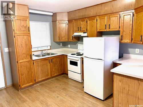 322 James Street, Esterhazy, SK - Indoor Photo Showing Kitchen With Double Sink