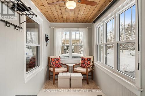 Enclosed front porch is a multi-function  entryway - 76 Henry Street, St. Catharines (Downtown), ON - Indoor Photo Showing Other Room