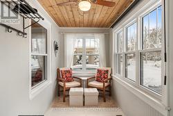Enclosed front porch is a multi-function  entryway - 
