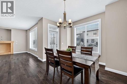 93 Silverado Bank Circle Sw, Calgary, AB - Indoor Photo Showing Dining Room