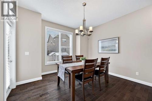 93 Silverado Bank Circle Sw, Calgary, AB - Indoor Photo Showing Dining Room