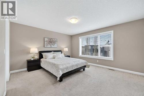 93 Silverado Bank Circle Sw, Calgary, AB - Indoor Photo Showing Bedroom