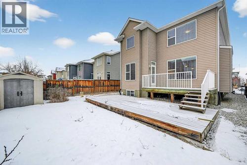 93 Silverado Bank Circle Sw, Calgary, AB - Outdoor With Deck Patio Veranda