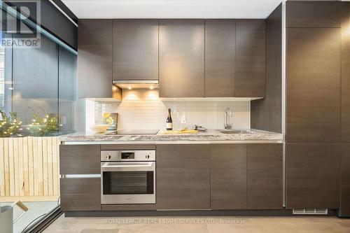 1128 - 629 King Street W, Toronto, ON - Indoor Photo Showing Kitchen With Upgraded Kitchen
