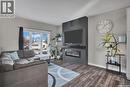 214 4Th Street, Hague, SK  - Indoor Photo Showing Living Room With Fireplace 