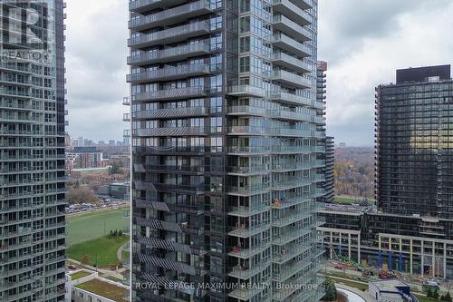 502 - 95 Mcmahon Drive, Toronto, ON - Outdoor With Balcony With Facade