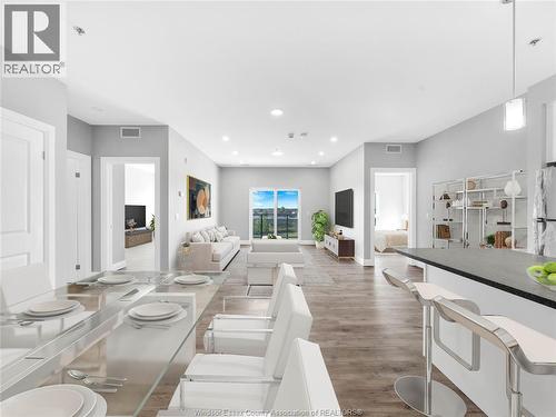 4785 Walker Road Unit# 604, Windsor, ON - Indoor Photo Showing Dining Room