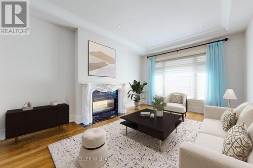 33 Maple Grove Avenue, Richmond Hill, ON - Indoor Photo Showing Living Room With Fireplace