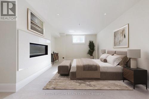 33 Maple Grove Avenue, Richmond Hill, ON - Indoor Photo Showing Bedroom With Fireplace