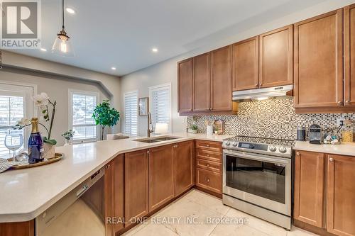 1247 Agram Drive, Oakville, ON - Indoor Photo Showing Kitchen With Double Sink