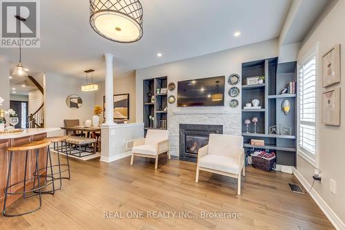 1247 Agram Drive, Oakville, ON - Indoor With Fireplace