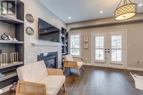 1247 Agram Drive, Oakville, ON - Indoor With Fireplace