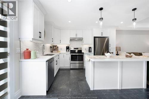 163 Lane Street, Essex, ON - Indoor Photo Showing Kitchen With Upgraded Kitchen