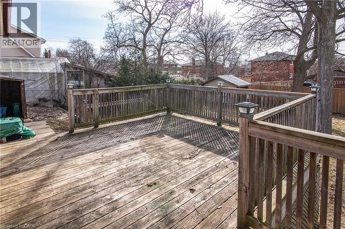 View of deck - 120 Fourth Avenue, Kitchener, ON - Outdoor With Exterior