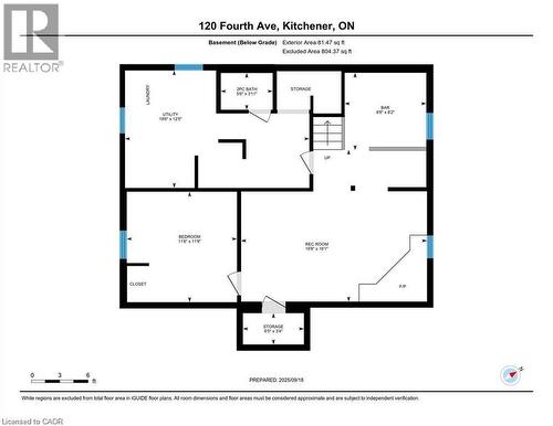 View of property floor plan - 120 Fourth Avenue, Kitchener, ON - Other