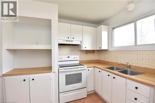 1564 Garth Street Unit# 30A, Hamilton, ON - Indoor Photo Showing Kitchen With Double Sink