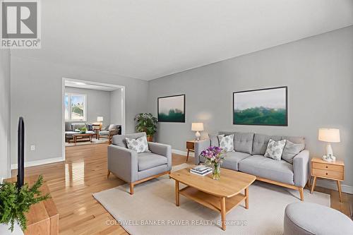 Virtually Staged - 3558 Springer Road, Middlesex Centre (Delaware Town), ON - Indoor Photo Showing Living Room