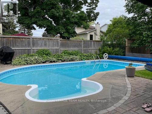 118 Seabrooke Drive, Ottawa, ON - Outdoor With In Ground Pool With Backyard