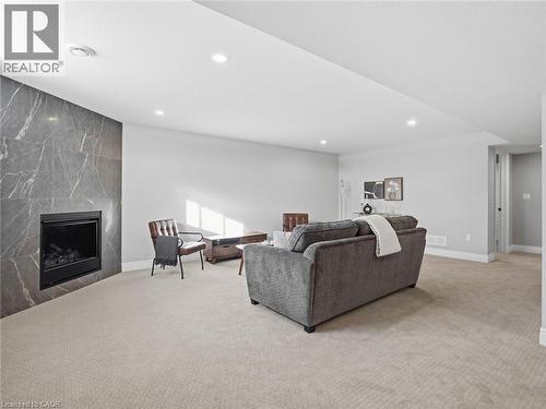 34 Marie Street Street, Fonthill, ON - Indoor Photo Showing Other Room With Fireplace