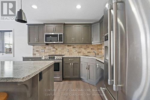 46 Westlake Drive, St. Thomas, ON - Indoor Photo Showing Kitchen With Upgraded Kitchen