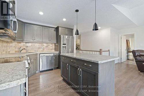 46 Westlake Drive, St. Thomas, ON - Indoor Photo Showing Kitchen With Upgraded Kitchen