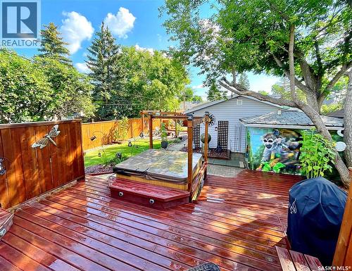 45 Ingersoll Crescent, Regina, SK - Outdoor With Deck Patio Veranda