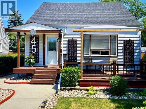 45 Ingersoll Crescent, Regina, SK - Outdoor With Deck Patio Veranda