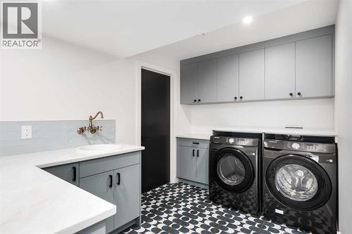 2nd Laundry Room - Basement - 58 Edgevalley Close Nw, Calgary, AB - Indoor Photo Showing Laundry Room