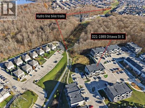 1989 Ottawa Street S Unit# 21D, Kitchener, ON - Outdoor With View