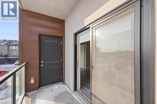 728 Brownstone Drive Unit# 201, Tecumseh, ON - Outdoor With Balcony With Exterior