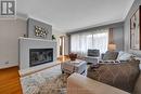 607 Newman Crescent, Whitby (Downtown Whitby), ON  - Indoor Photo Showing Living Room With Fireplace 