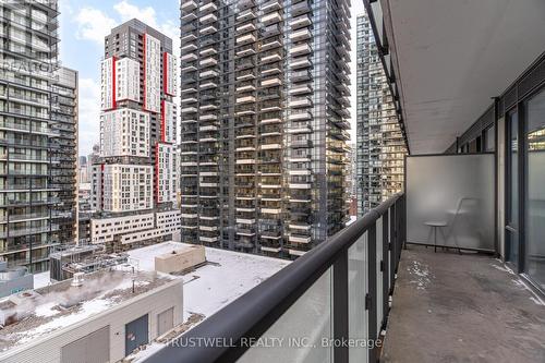 1601 - 101 Peter Street, Toronto, ON - Outdoor With Balcony With Facade