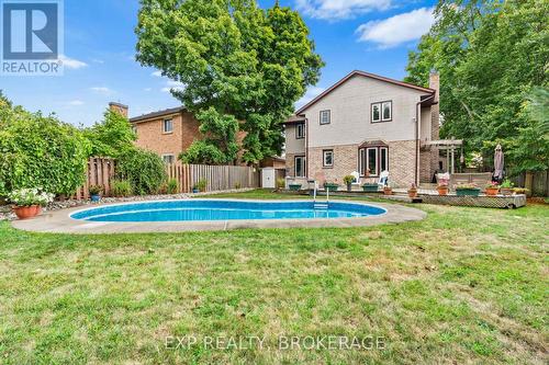 578 Sycamore Street, Kingston (South Of Taylor-Kidd Blvd), ON - Outdoor With In Ground Pool With Deck Patio Veranda With Backyard