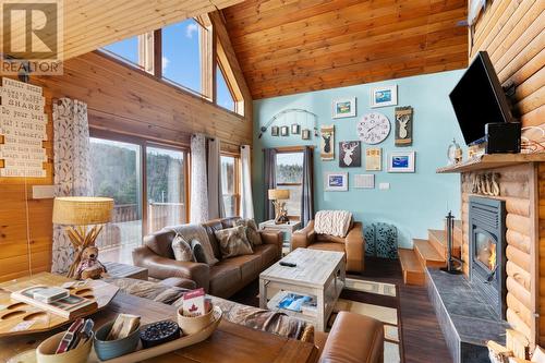 212 Conception Bay Highway, Georgetown, NL - Indoor Photo Showing Living Room With Fireplace