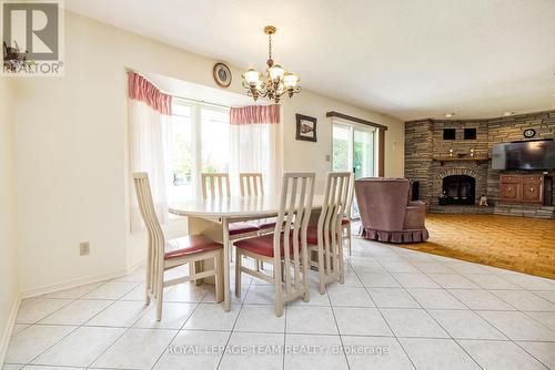 634 David Manchester Road, Ottawa, ON - Indoor Photo Showing Dining Room With Fireplace