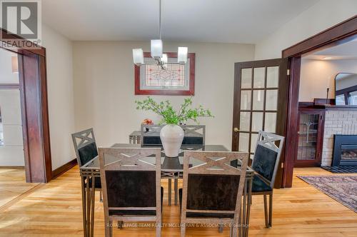 64 Fulton Avenue, Ottawa, ON - Indoor Photo Showing Dining Room With Fireplace