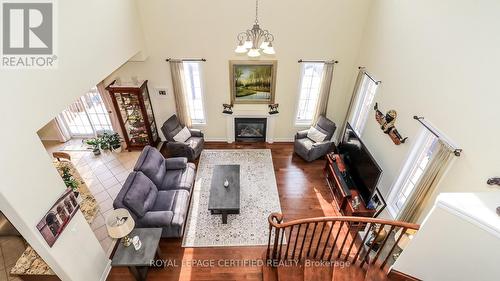 79 Sovereign'S Gate, Barrie, ON - Indoor With Fireplace