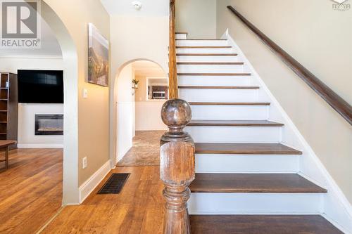 Stairs - 53 Stanley Street, North Sydney, NS - Indoor Photo Showing Other Room With Fireplace