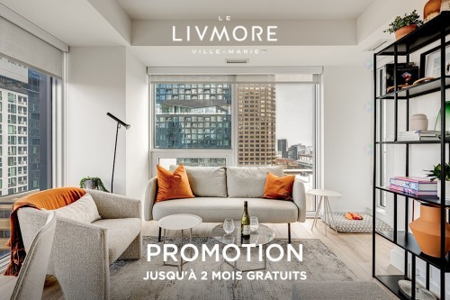 Salon - 2513-435 Boul. René-Lévesque O., Montréal (Ville-Marie), QC - Indoor Photo Showing Living Room