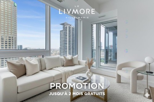 Living Room - 2822-435 Boul. René-Lévesque O., Montréal (Ville-Marie), QC - Indoor Photo Showing Living Room