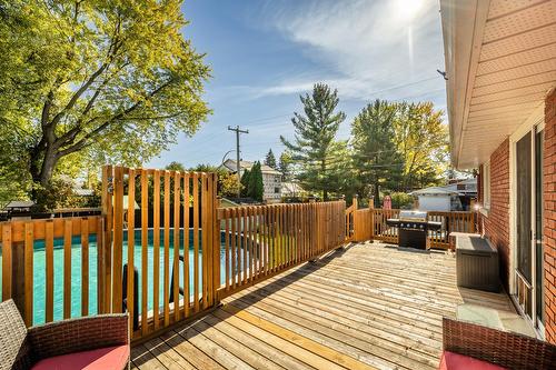 Terrasse - 995 Rue Coderre, Longueuil (Saint-Hubert), QC - Outdoor With Deck Patio Veranda With Exterior